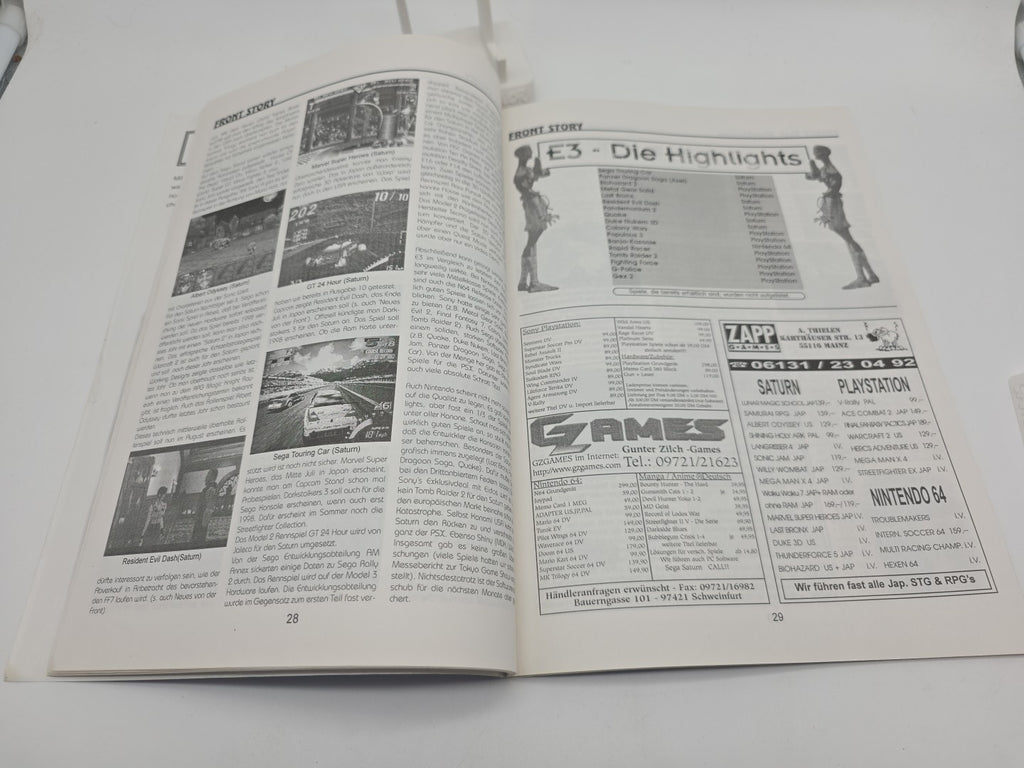 GAMEFRONT Magazin 8/97 – Ace Combat 2 – Final Fantasy Tactics – Starfox 64 –...