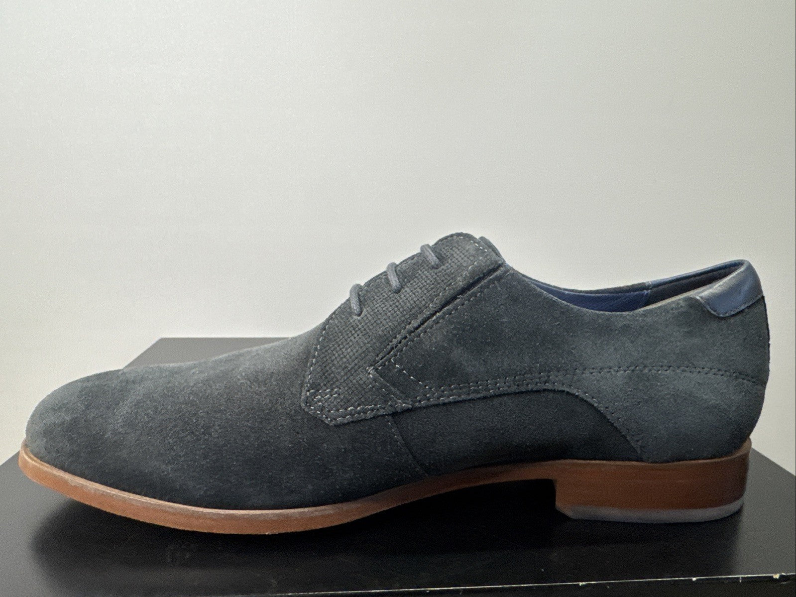 Jaromir-703 Business Schuh by SIOUX Schnürschuhe Derbys Piombo Blau Gr. 46 12