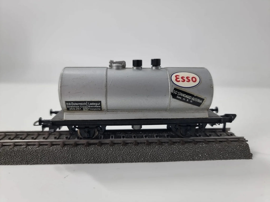 Liliput Gleisreinigungswagen ESSO Kesselwagen BB Österreich 250.251. H0