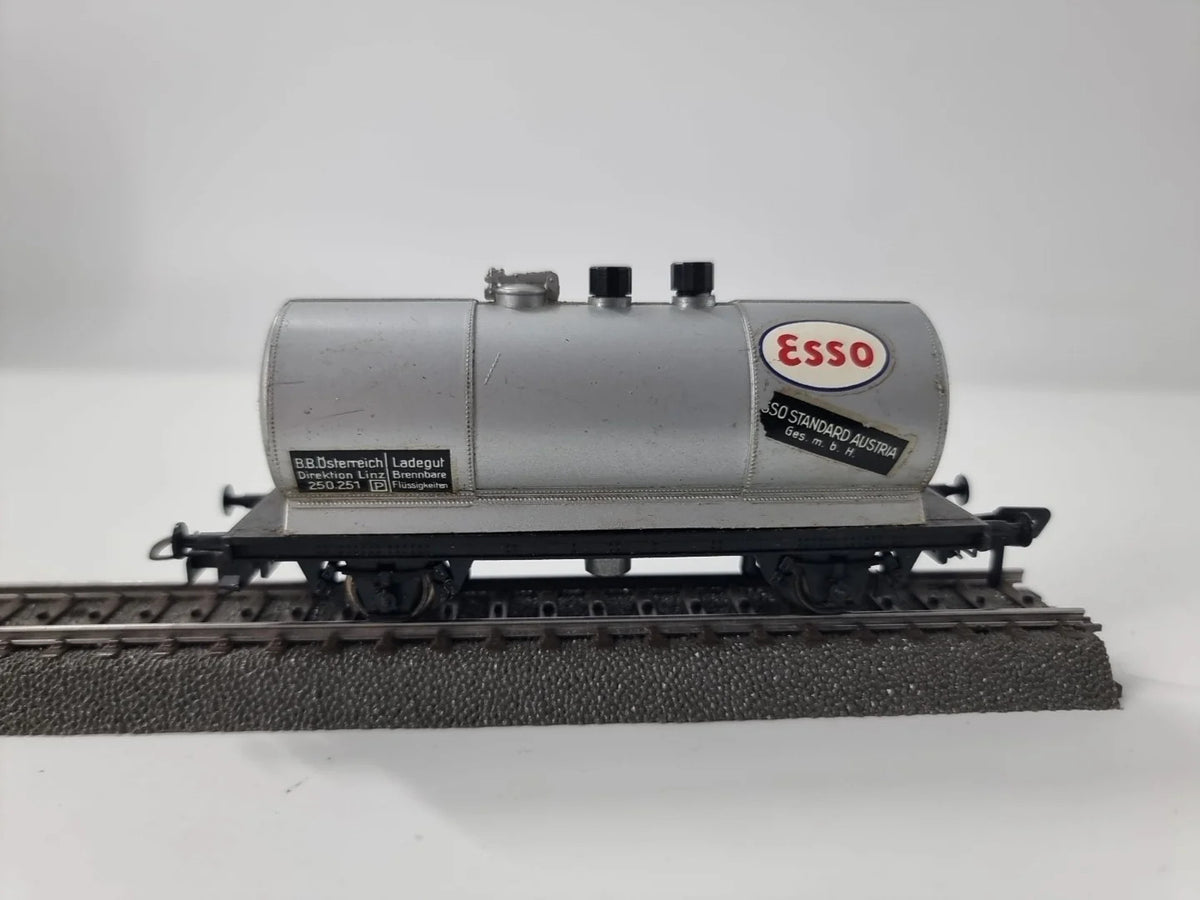 Liliput Gleisreinigungswagen ESSO Kesselwagen BB Österreich 250.251. H0