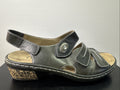 Rieker Sandalette Gr. 42 Leder Schwarz