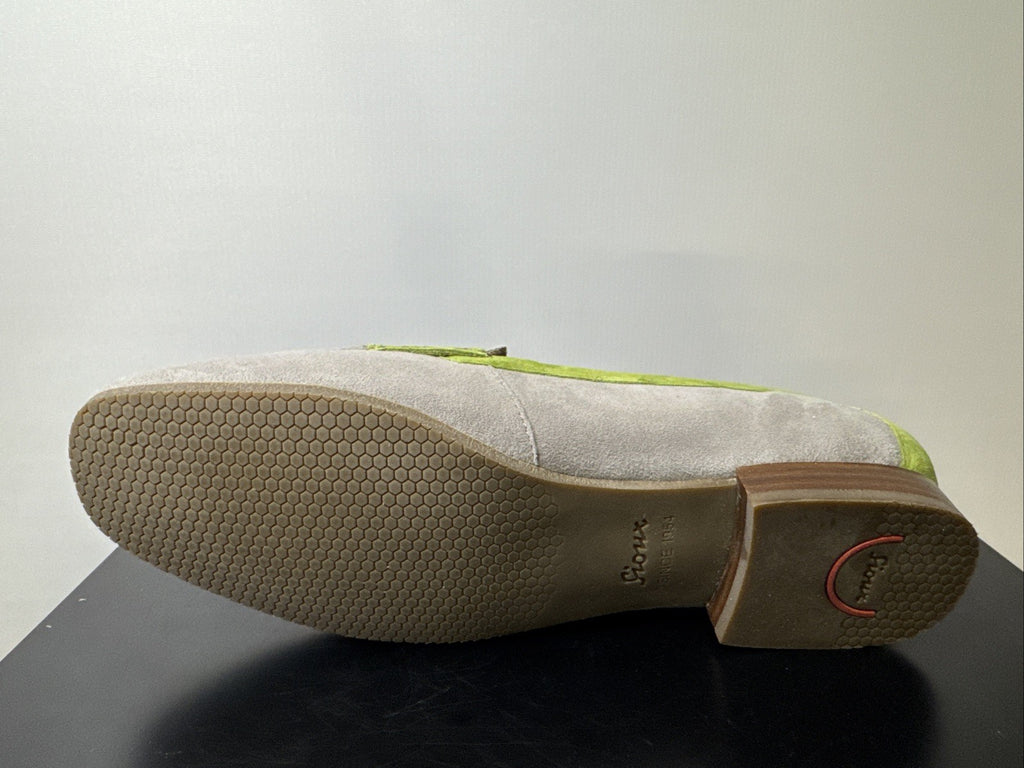 Sioux Corbina Slipper Gr. 4,5 Grau Damenschuhe Leder