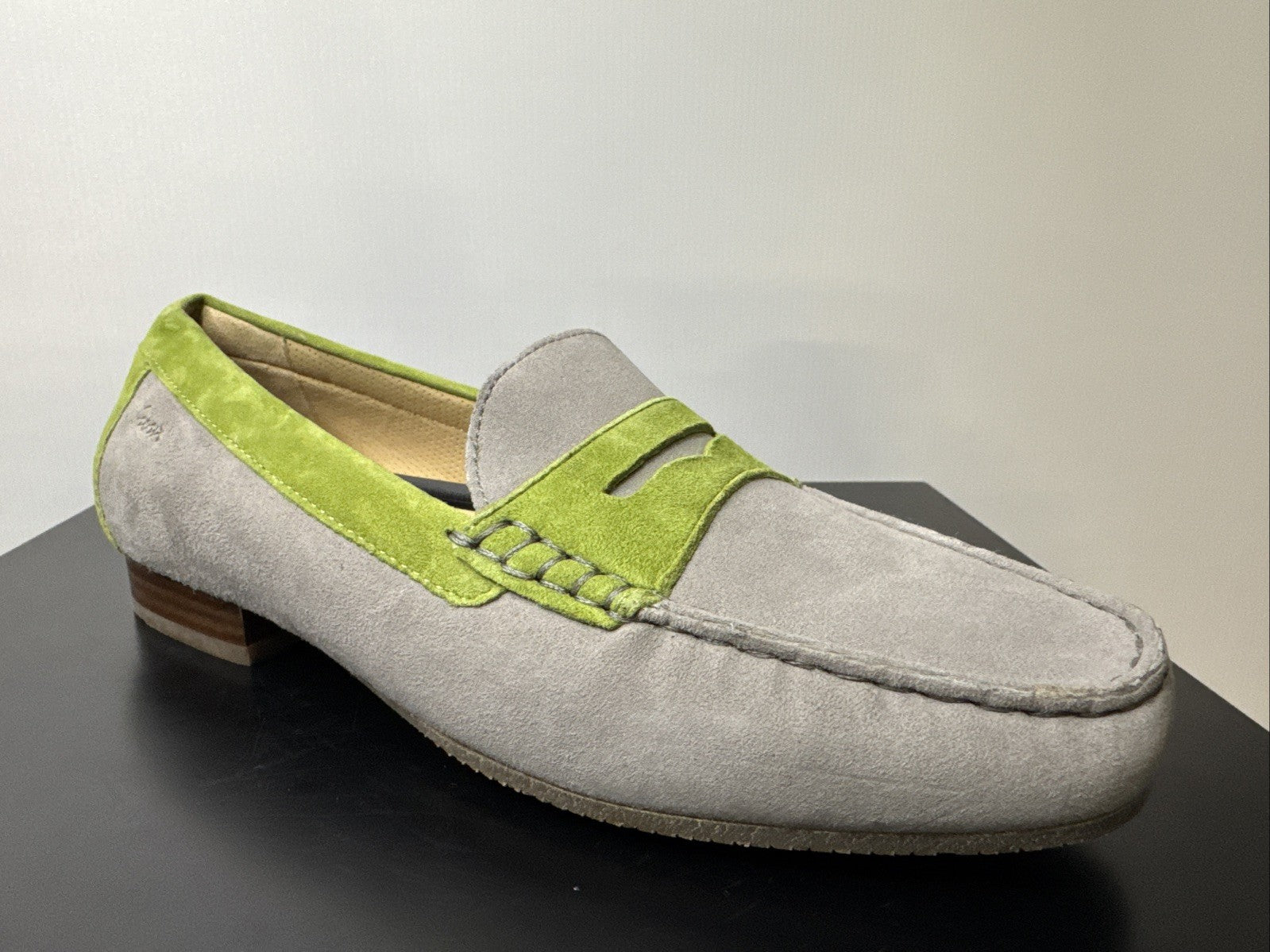 Sioux Corbina Slipper Gr. 4,5 Grau Damenschuhe Leder