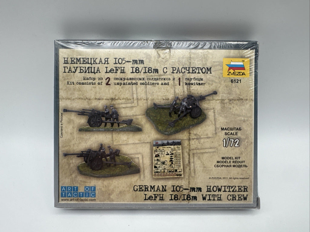 Zvzeda 6121 1/72 Haubitze leFH-18