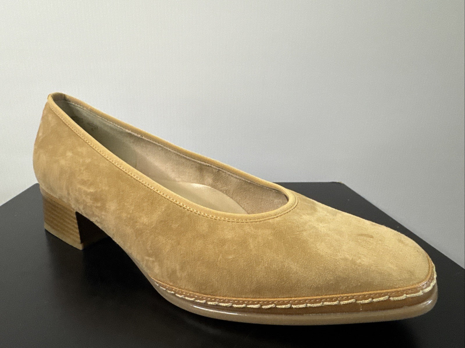 Ara Pumps Gr. 6 Braun Leder Absatzschuh