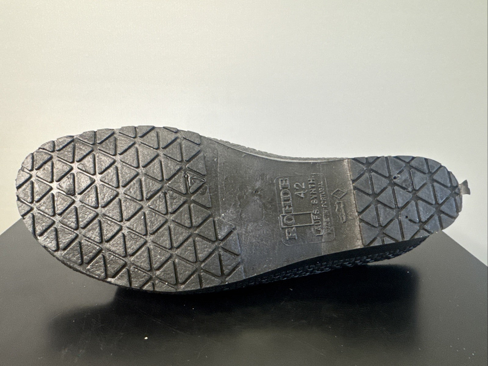 Rohde Sandale Gr. 42 Leder Schwarz