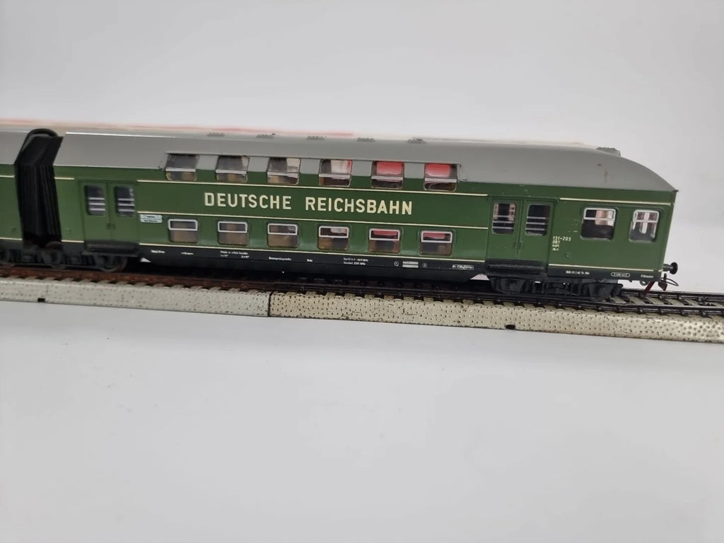Schicht VEB H0 5452531/426/46 Doppelstockzug Mittelteil 2Tlg OVP