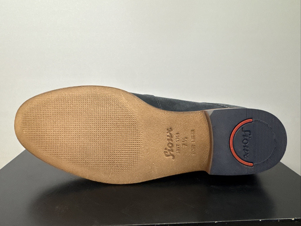 Jaromir-703 Business Schuh by SIOUX Schnürschuhe Derbys Piombo Blau Gr. 40,5 7,5