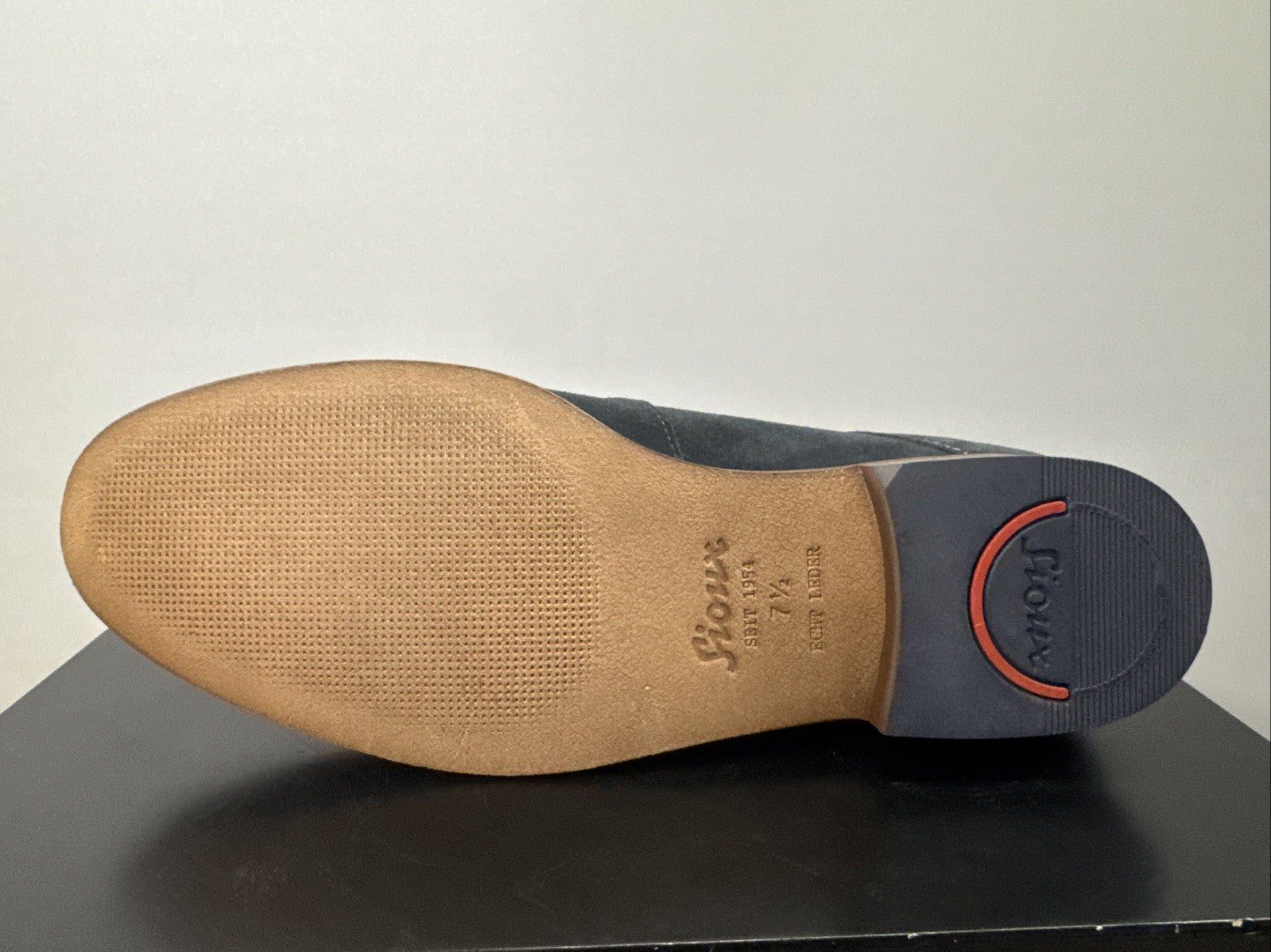 Jaromir-703 Business Schuh by SIOUX Schnürschuhe Derbys Piombo Blau Gr. 40,5 7,5