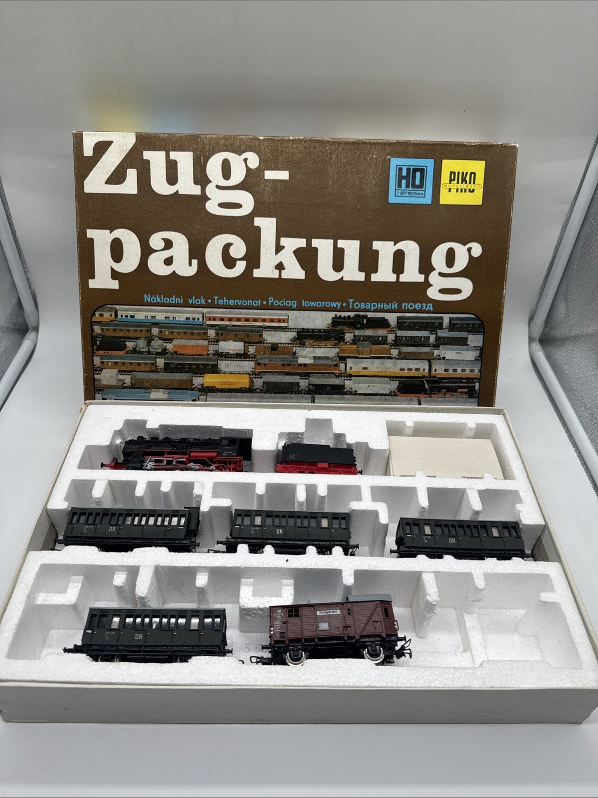Piko  DDR /0755/000 - Zugset BR56 2719 + 5 Güterwagen - HO - OVP