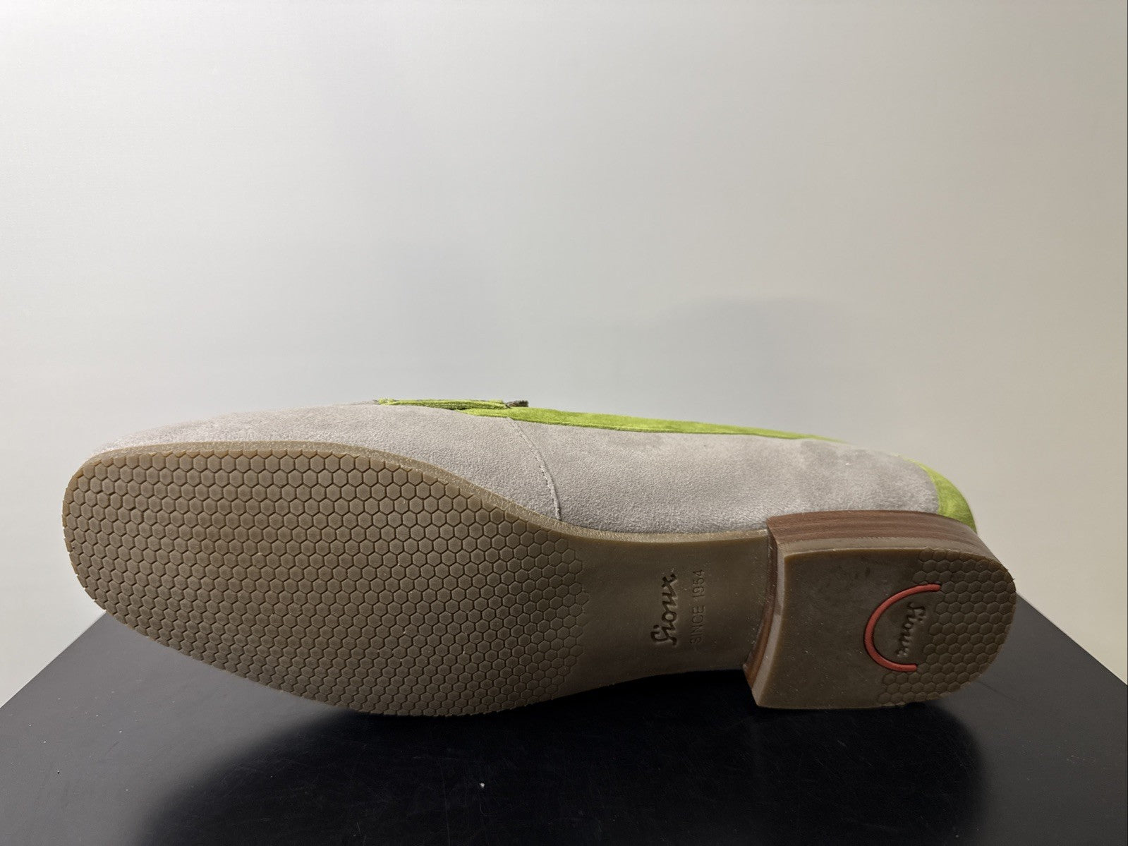 Sioux Corbina Slipper Gr. 3 Grau Damenschuhe Leder