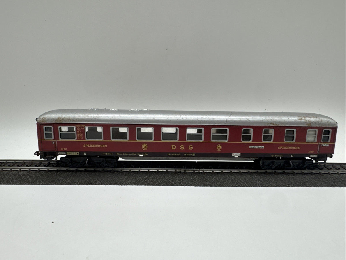 Märklin H0 4024 Speisewagen der DSG  Blech Reisende #228