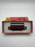 Piko gedeckter Güterwagen Braun Spur N DR Tonnendach 5/4126-010