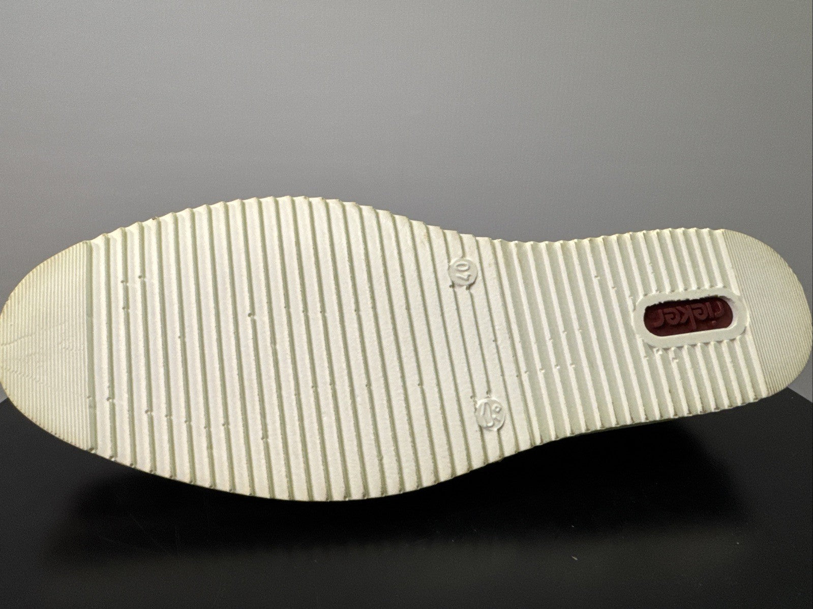 Rieker Halbschuh Gr. 40 Damen Leder Weiß
