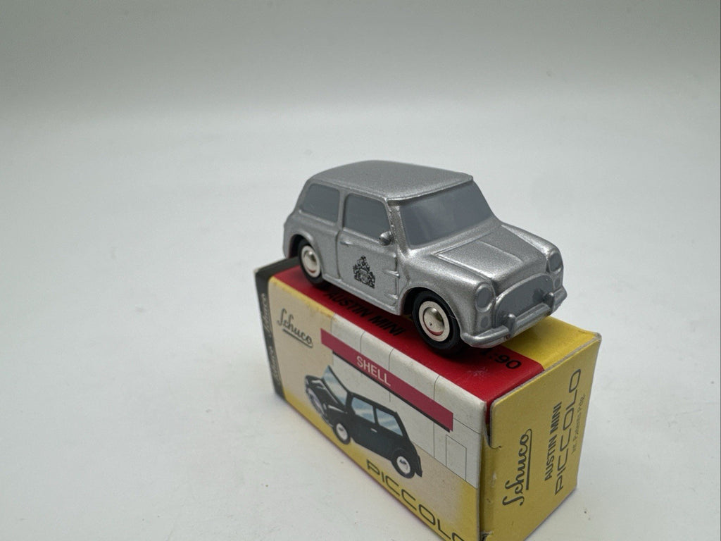 1:90 Schuco Piccolo Austin Mini metallic-silber 40 Jahre OVP Neuwertig #3