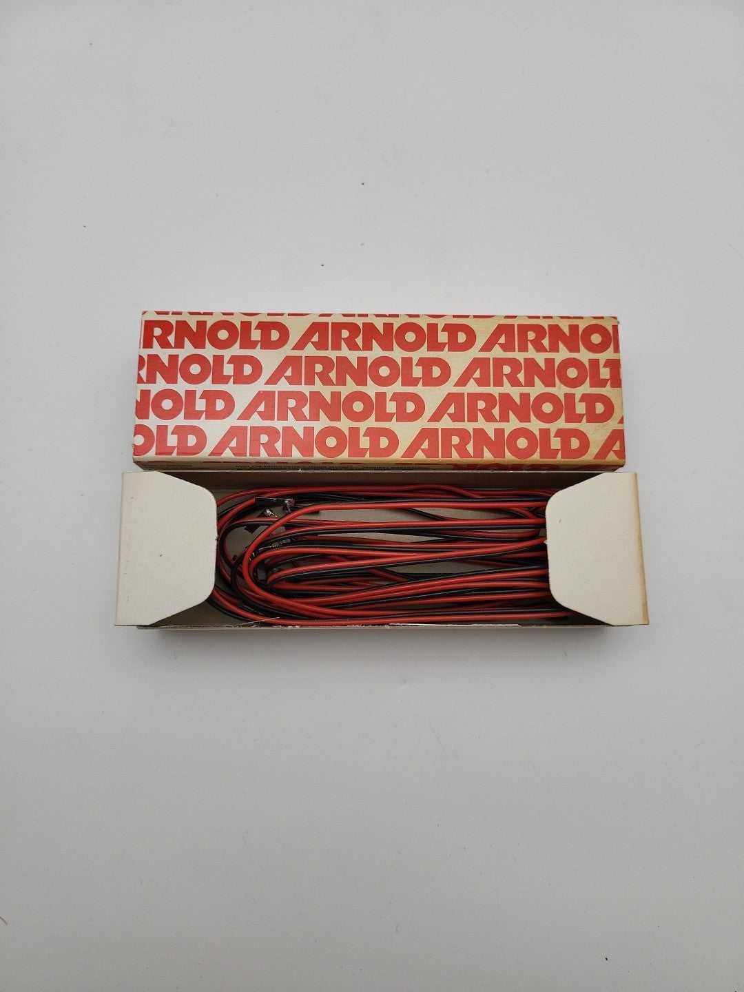 Arnold N  10x Gleisverbinder mit Stromanschlußabel 0,14 mm /  100 cm Nr 7100