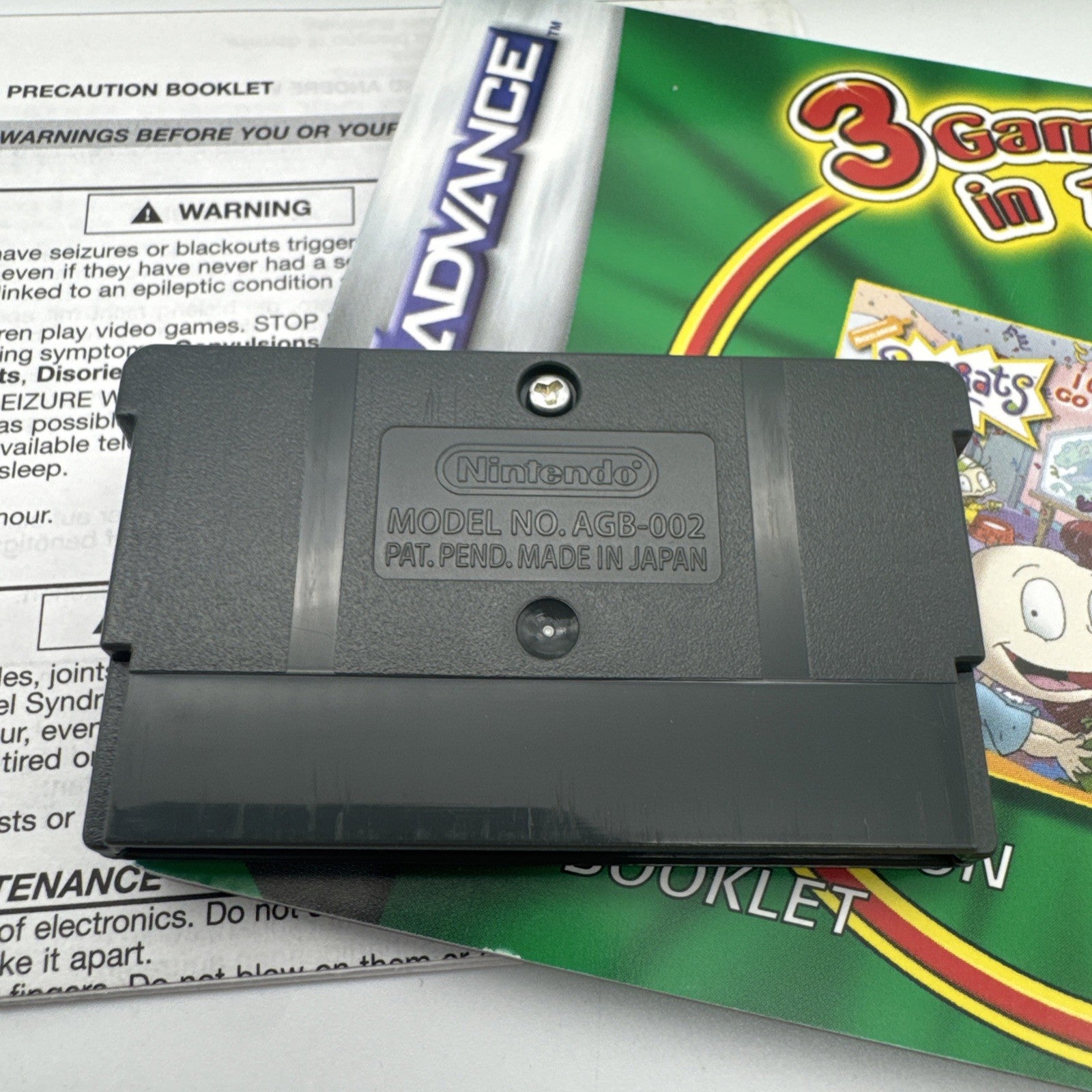 3 Games in 1 Spongebob Rugrats Tak in OVP Top Zustand  Nintendo GameBoy Advance