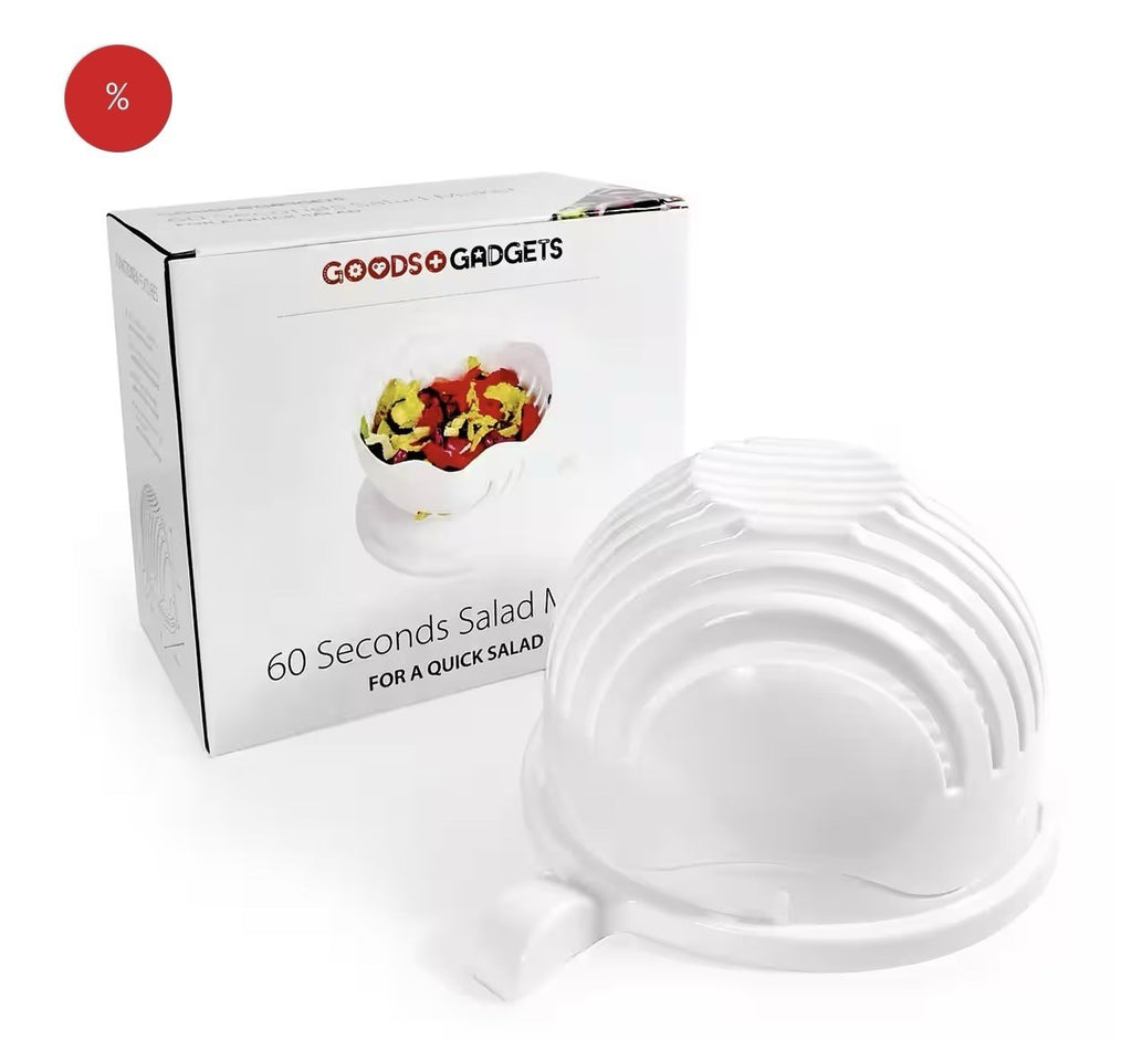 Salatschneider Salat-Schüssel 3-in-1 Gemüseschneider