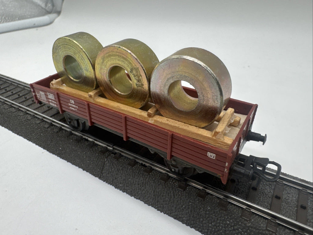 Märklin H0 Flachwagen Niederbordwagen der DB 343 0 001-2 Mit Ladung  #453