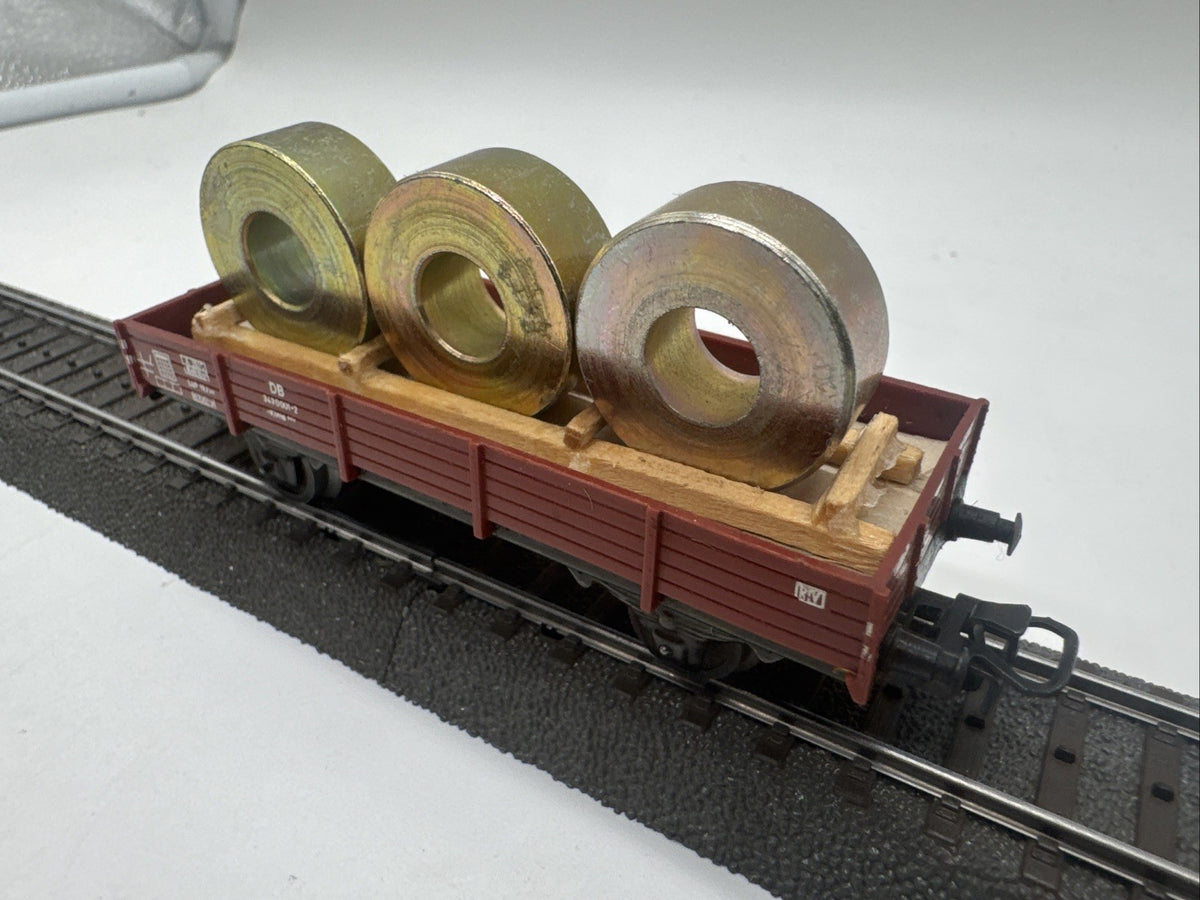 Märklin H0 Flachwagen Niederbordwagen der DB 343 0 001-2 Mit Ladung  #453