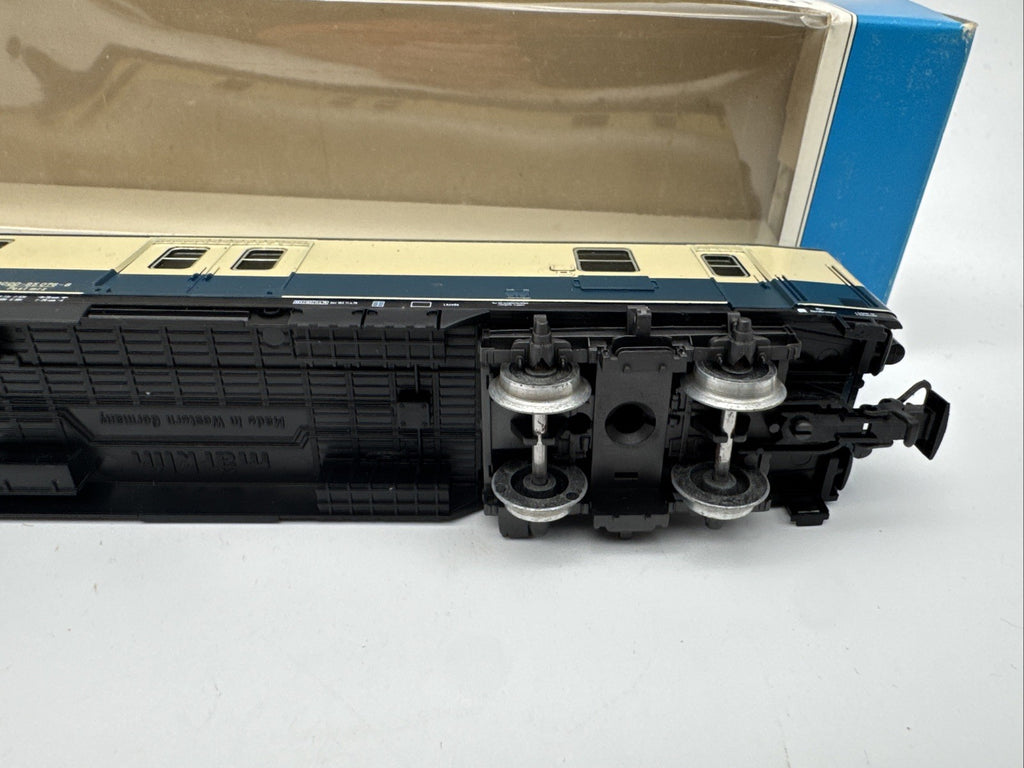 Märklin H0 AC 4157 Bahnpostwagen / Post mrz / DB / OVP blau Top Zustand