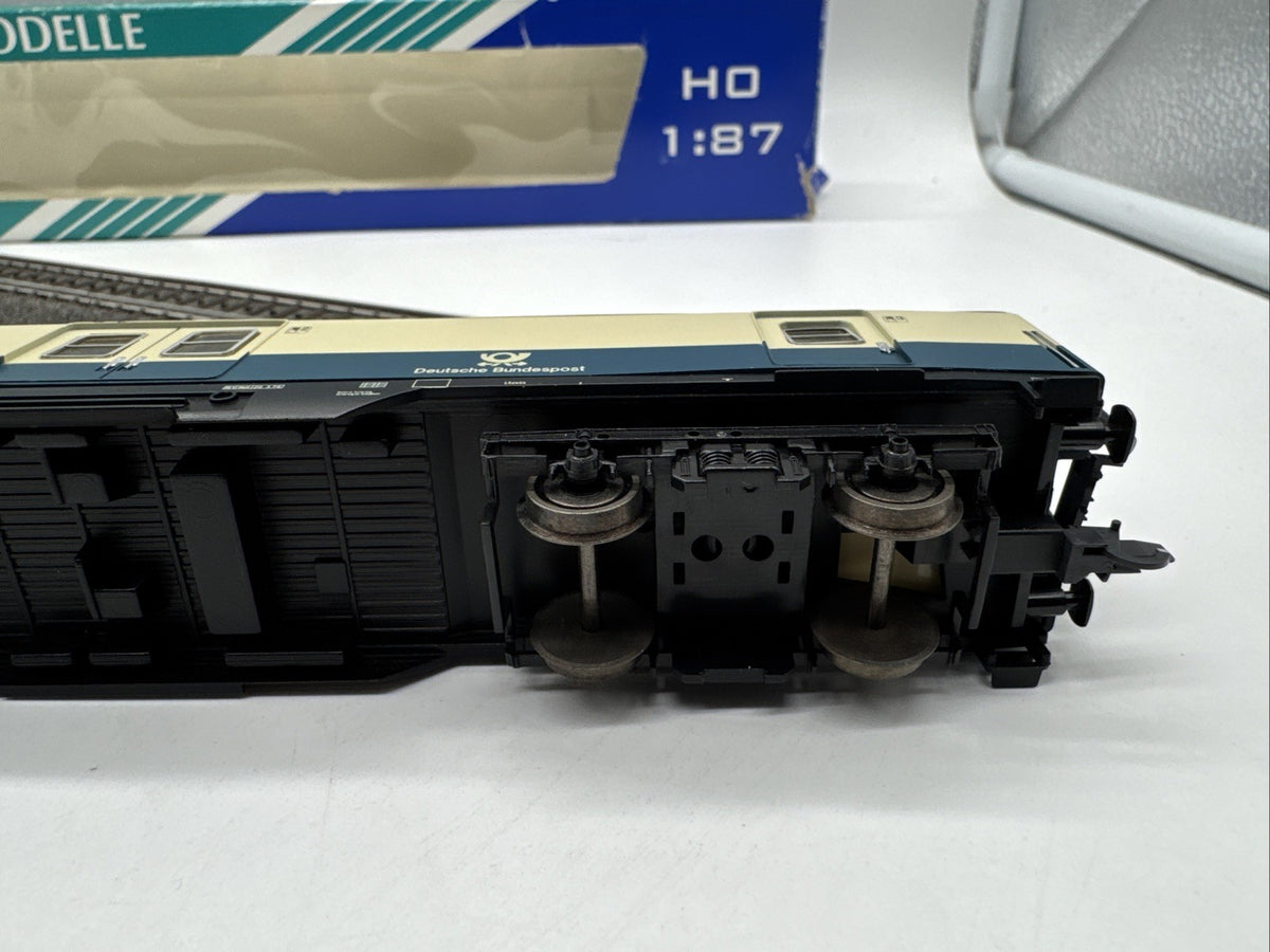 Sachsenmodelle Spur H0 1/87 Nr. 74559 Bahnpostwagen mrz DB KKK NEM OVP #239