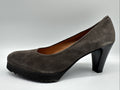 Gadea Pumps Gr. 40 Braun Leder Damen Absatzschuh