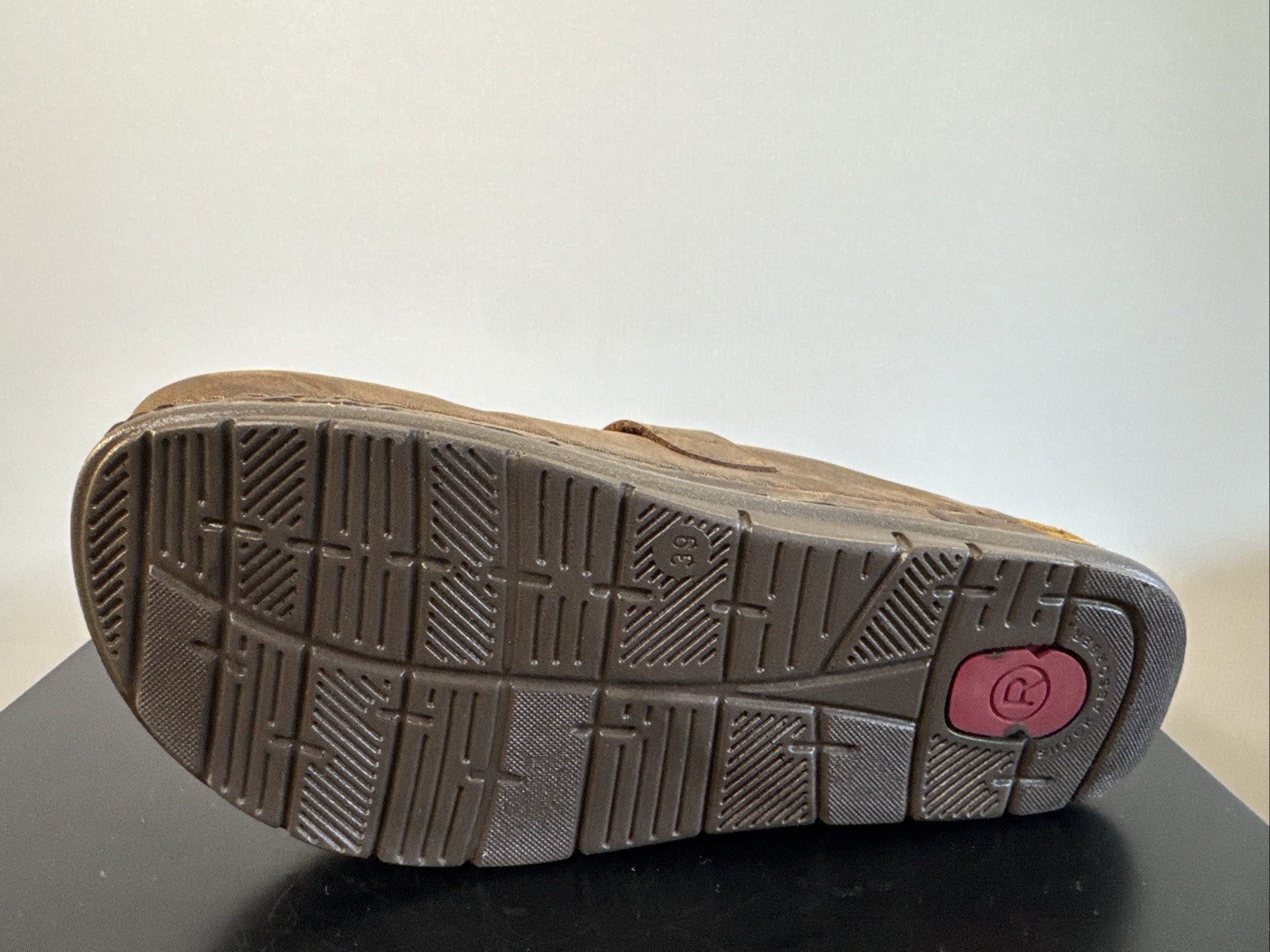 Rohde Herren Pantolette Gr. 41 Mocca Nebuk Pantoffel  Schuhweite G 6743