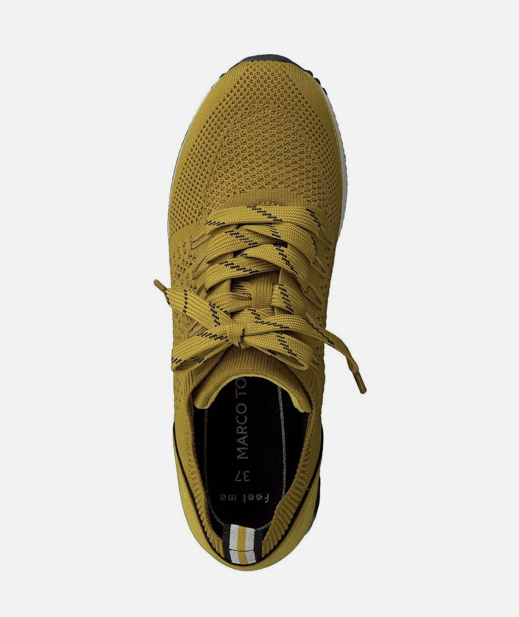 MARCO TOZZI Premio Fashion Gr. 39 Slip-On Sneaker Low Top Saffron Comb.
