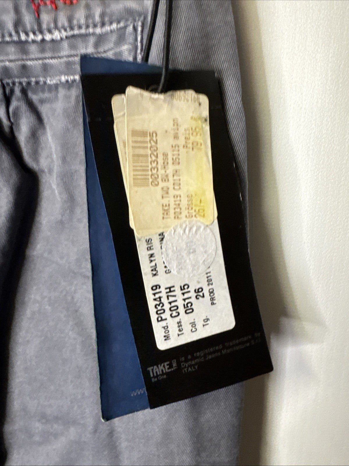 Take Two Damen Jeans Gr. 26 Anthrazit Antifit