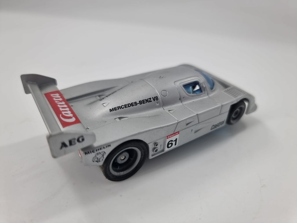 MERCEDES BENZ AMG SILBER CARRERA SLOT CAR SPIELZEUG 