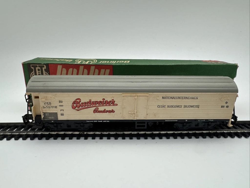 BTTB TT  Güterwagen Kühlwagen "Budweiser" Bier CSD Modellbahn