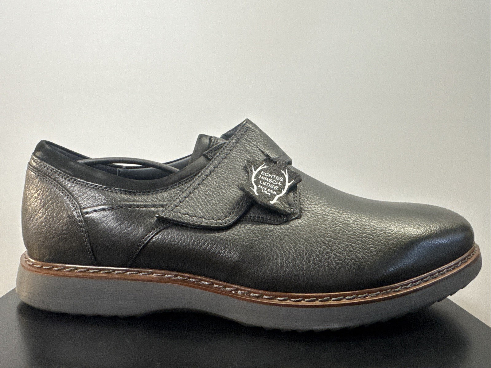 Sioux Herrenschuh Gr. 15 Leder Schwarz Uras-701-K