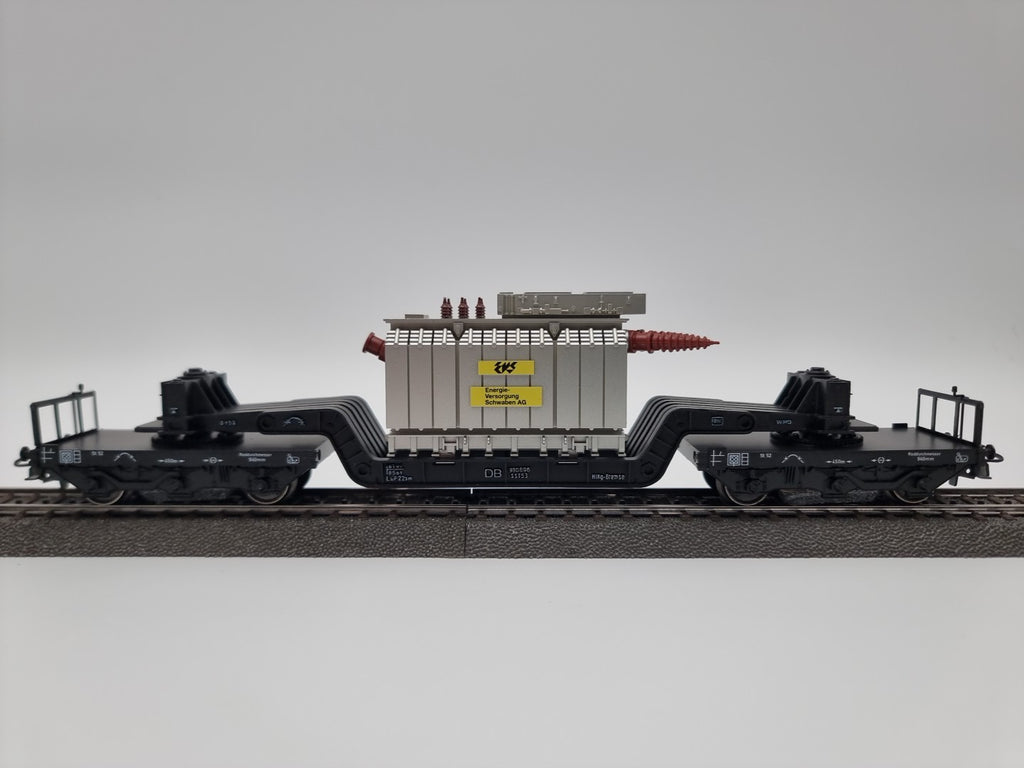 Märklin 4617 Tiefladewagen 980896 SST53 Transformator Trafo-Union - 1:87  H0
