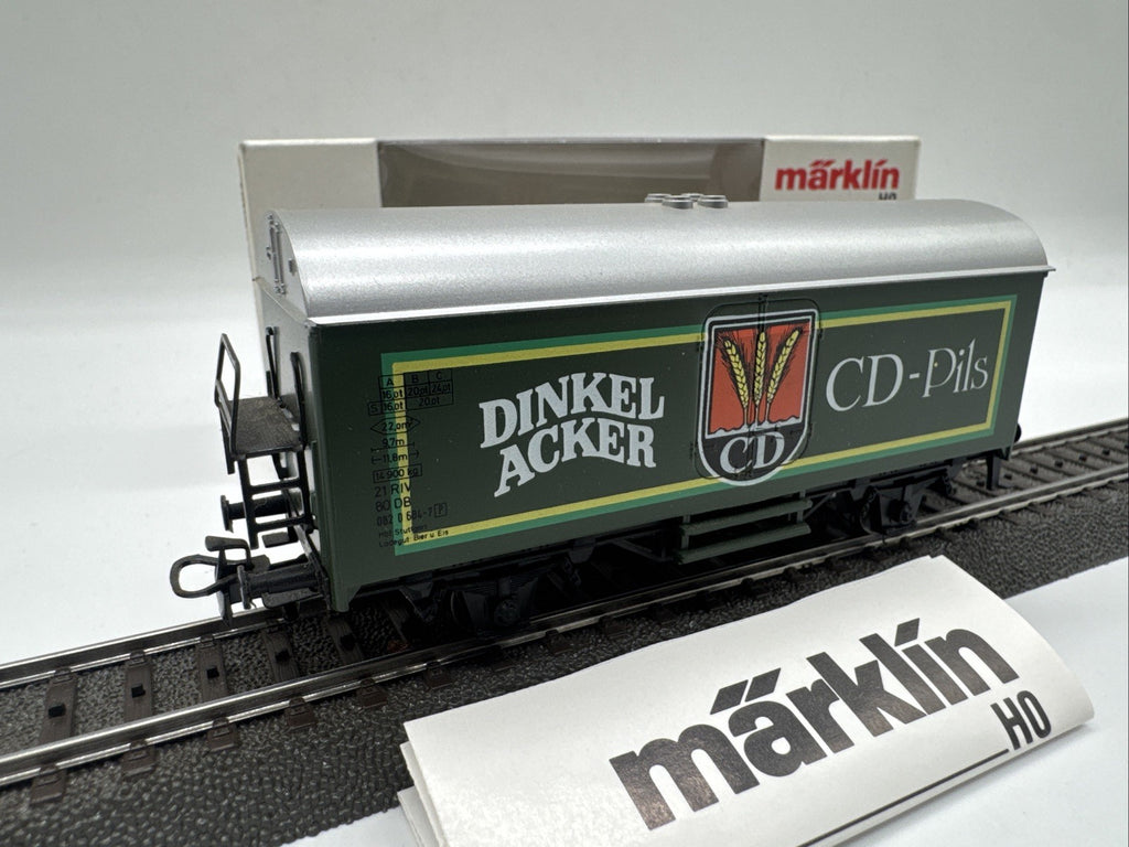 C21 Märklin H0 Güterwagen 4436 Kühlwagen Dinkel Acker OVP TOP #5