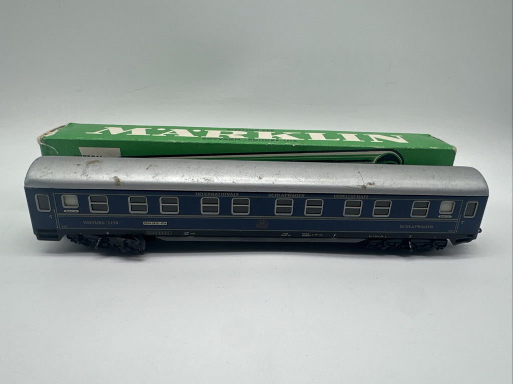 Märklin HO 4029 Schlafwagen blau OVP, gebraucht