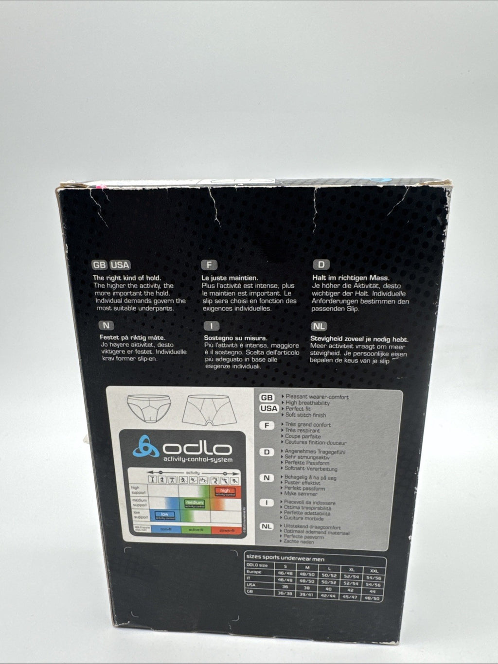 Odlo Active Sport Unterwäsche Slip Men Weiß |Funktionswäsche Gr. S