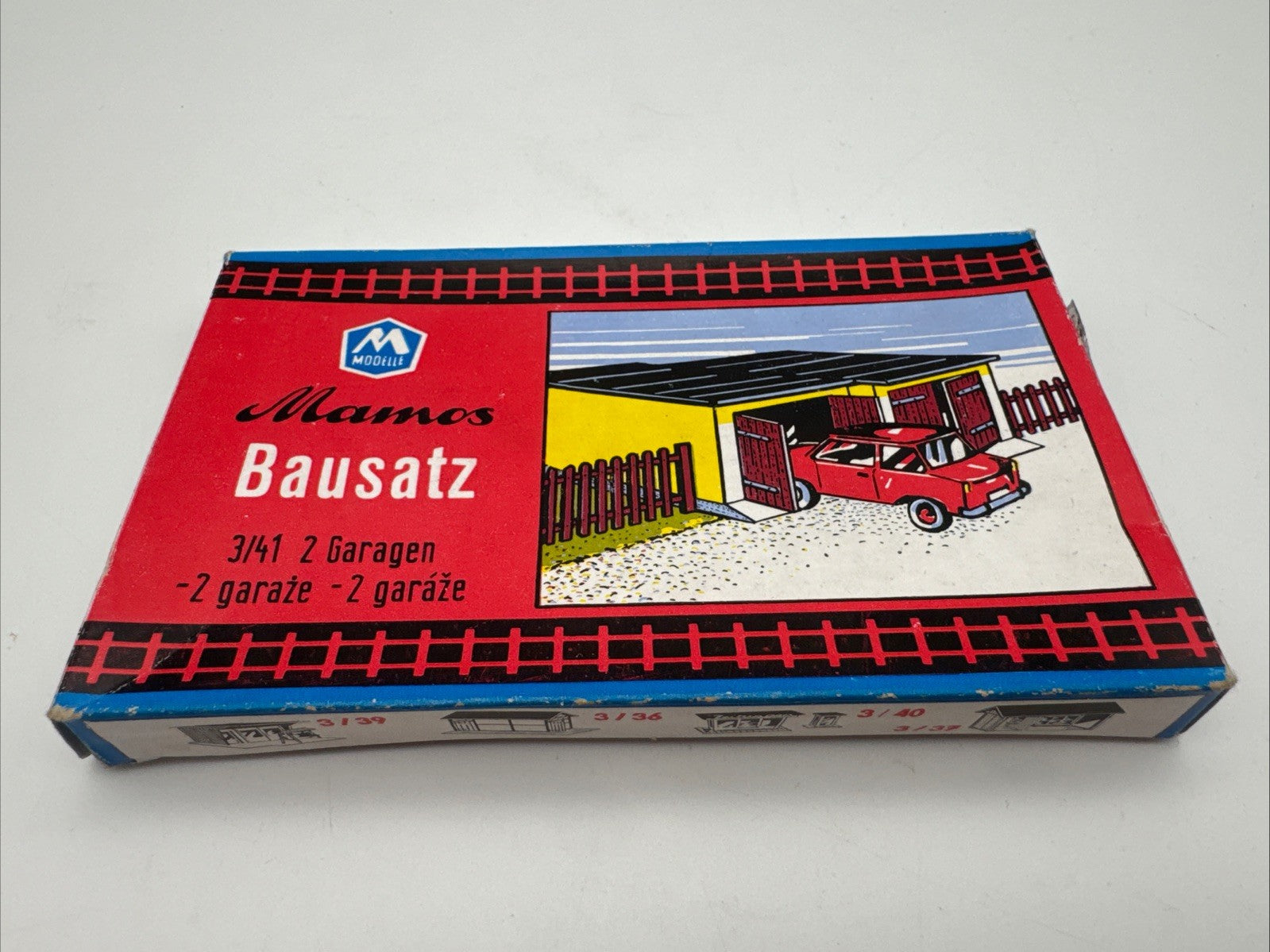 Mamos 3/41 2 Garagen Bausatz In OVP