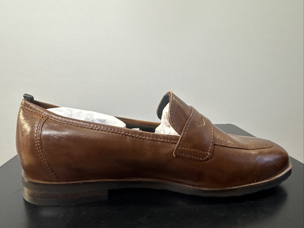 Sioux BOVINIA-700 Slipper Gr. 37 / 4 Braun Damenschuhe Leder