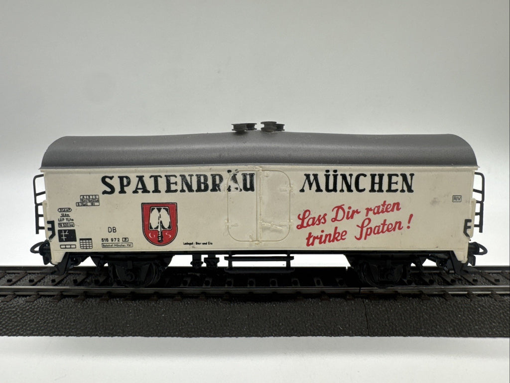 Märklin Bierwagen mit Brh Spatenbräu München weiß DB #501