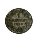 Altdeutschland - Hessen-Darmstadt 1 Kreuzer 1858 Silber 0.83g, ø 14mm