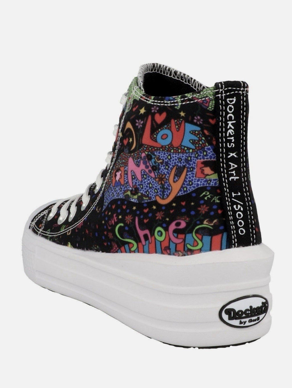DOCKERS by Gerli Canvas Gr. 37 Damen Sneaker High Top Schuhe X-Art Limitiert