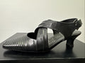 Jana Pumps  Gr. 6 Leder Schwarz Damen Absatzschuh