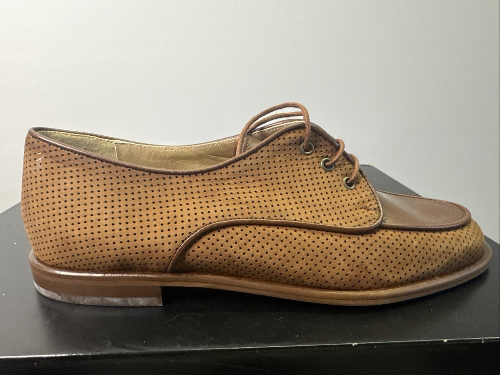 Firetti Damenschuh Gr. 37 Halbschuh Leder Braun