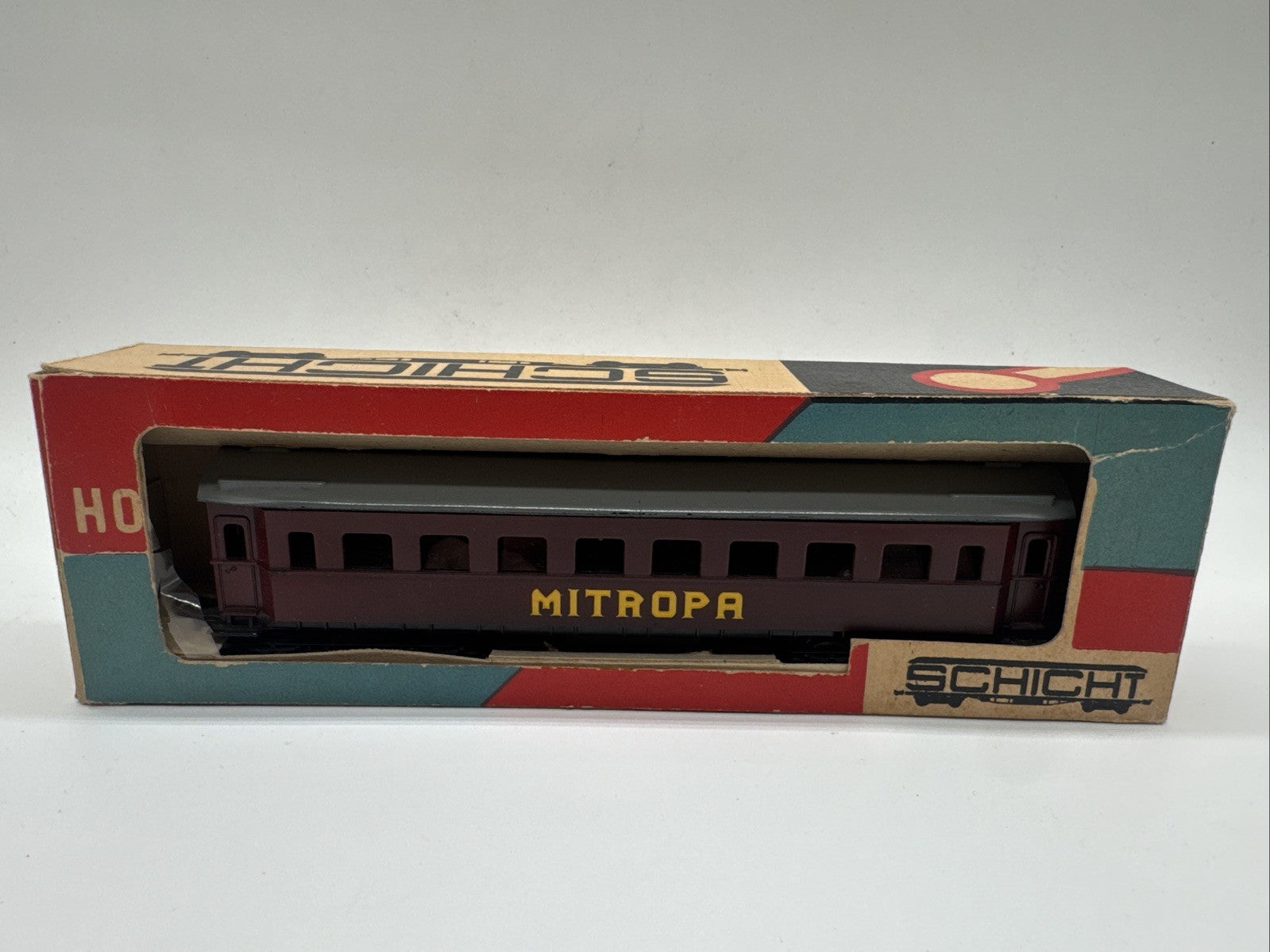 Mitropaspeisewagen 4-achsig, Schicht, beleuchtet, OVP 108/623
