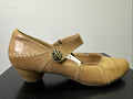 Jana Pumps  Gr. 6,5 Leder Braun Damen Absatzschuh