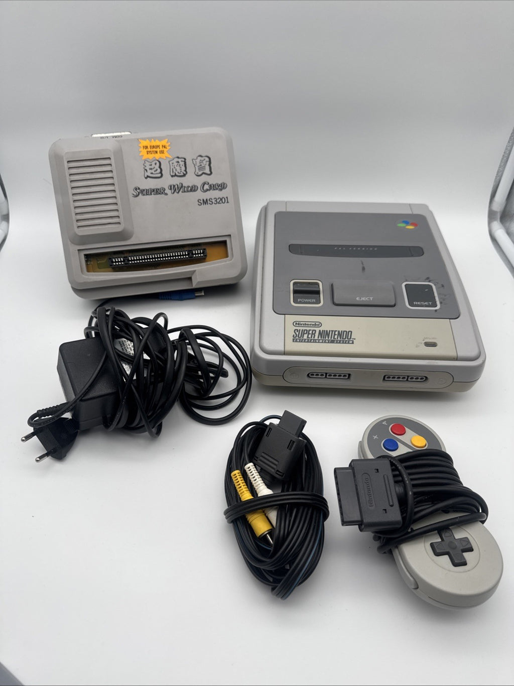 Nintendo SNES Super Wild Card SM3201 Controller Zubehörpaket