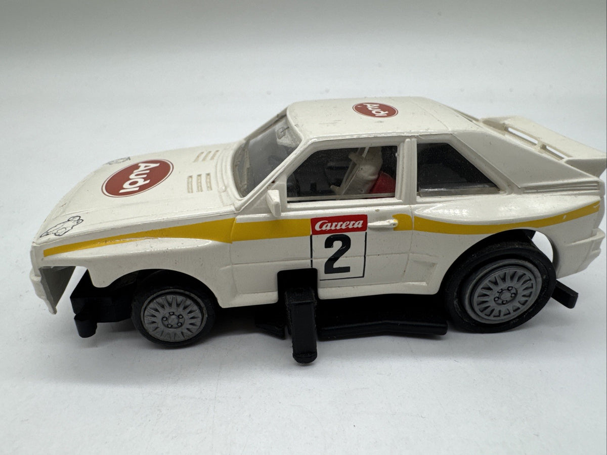 Carrera 140 78429 Audi Sport Quattro "Carrera 2" weiß Schleifer Fehlen Läuft