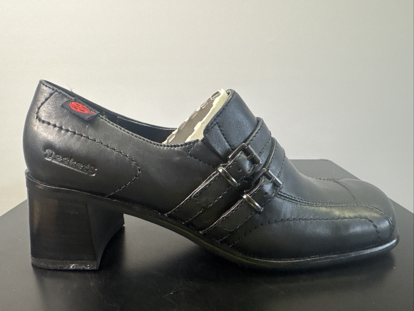 Dockers Damen Absatzschuh Gr. 37 Leder 