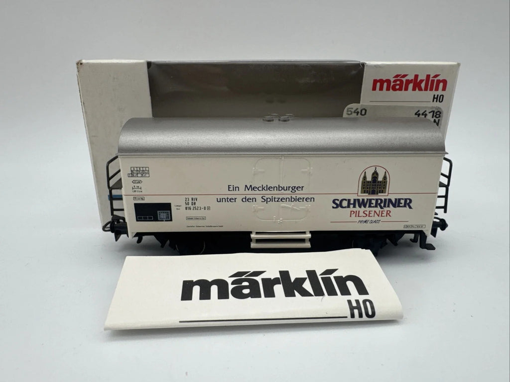 Märklin 4418 Güterwagen Schweriner Pilsener OVP / H0